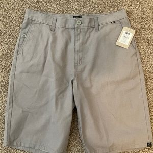 Mens Vans grey shorts; 32” waist